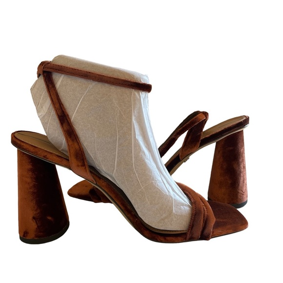 Sam Edelman Kia Leather Heeled Sandal Velvet Size 9.5 NWT - Picture 6 of 15
